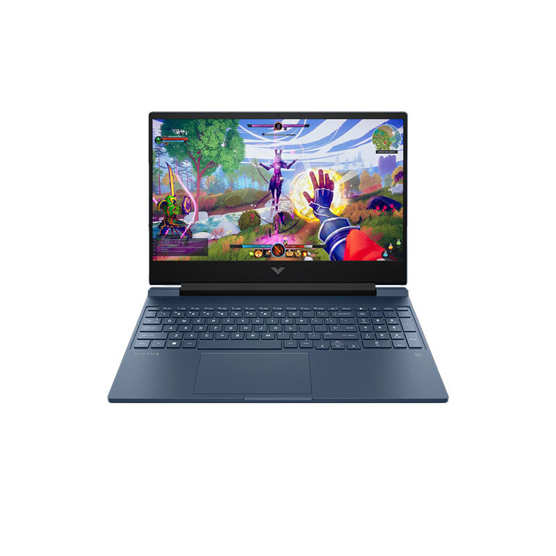 Picture of HP Victus - AMD Ryzen 5 8645HS 15.6" (39.6 cm) 15-fb3004AX  Gaming Laptop (16GB/ 512GB SSD/ Full HD Display/ NVIDIA GeForce RTX 2050 4GB/ Backlit Keyboard/ Anti-Glare/ Ethernet Port/ Windows 11 Home/ MS Office 2024/ 1 Year Warranty/ Performance Blue/ 2.29 kg)